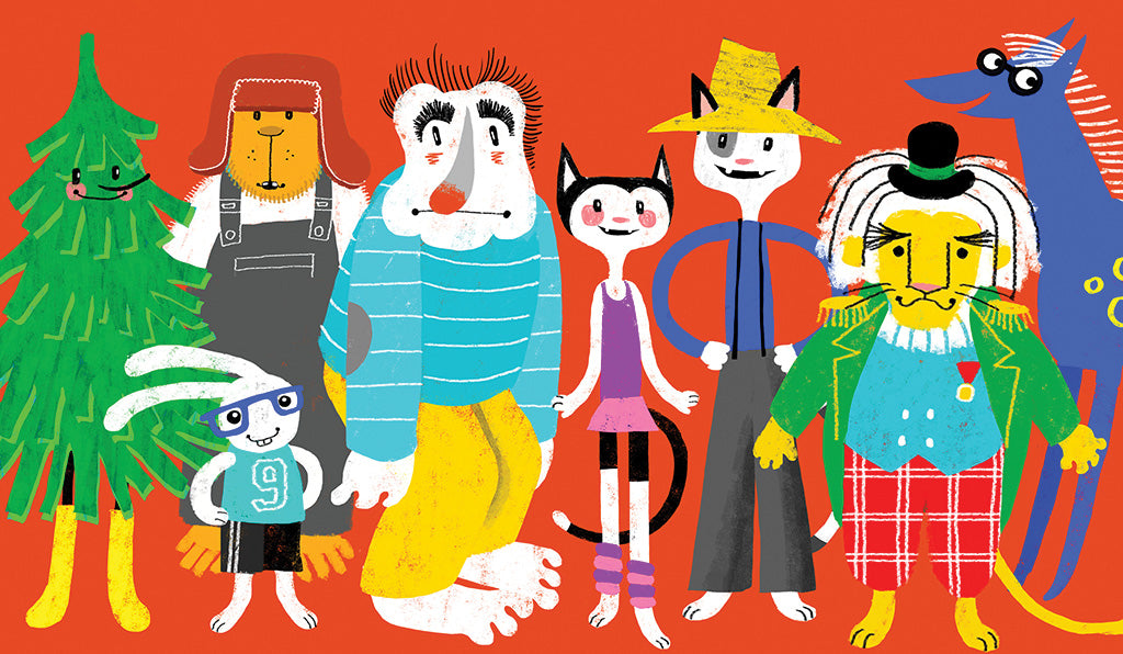 A Négyszögletű Kerek Erdő lakói