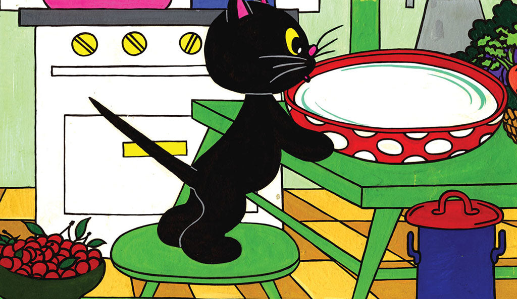 Cikicakk, a fekete cica